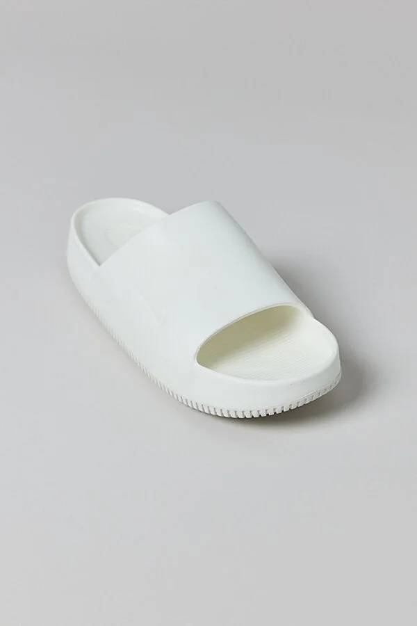 Nike Men's Calm Slide Sandal in Khaki/Khaki - Image 7