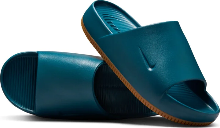 Nike Men's Calm Slides in Blue | FD4116-402