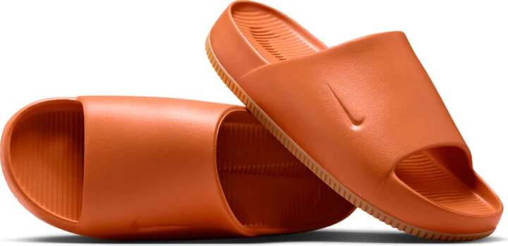 Nike Men's Calm Slides in Orange | FD4116-801