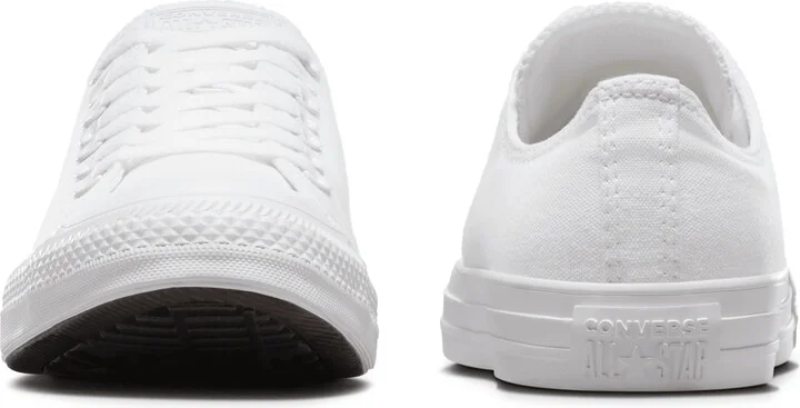 Nike Men's Chuck Taylor All Star Canvas Shoes in White | 1U647F-137 - Image 6