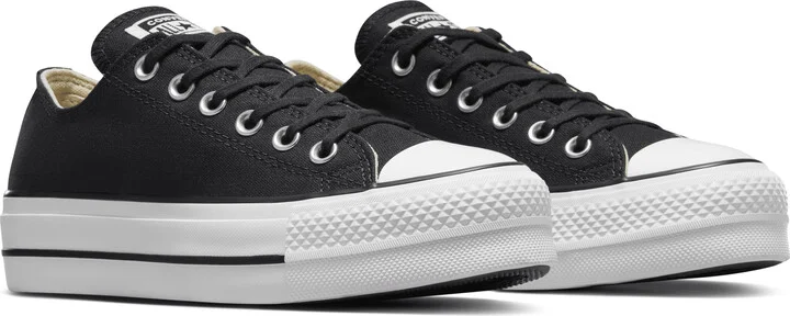 Nike Men's Chuck Taylor All Star Lift Platform Canvas Shoes in Black | 560250F-001 - Image 5