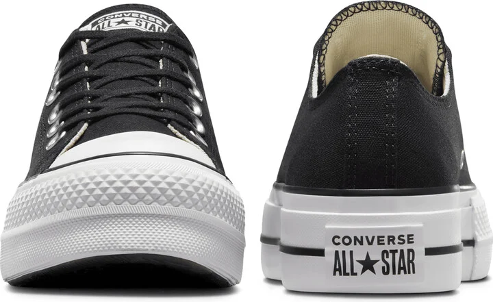 Nike Men's Chuck Taylor All Star Lift Platform Canvas Shoes in Black | 560250F-001 - Image 6