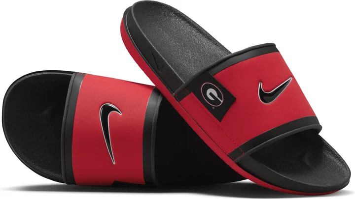 Nike Men's College Offcourt (Georgia) Slides in Red | FN4139-600