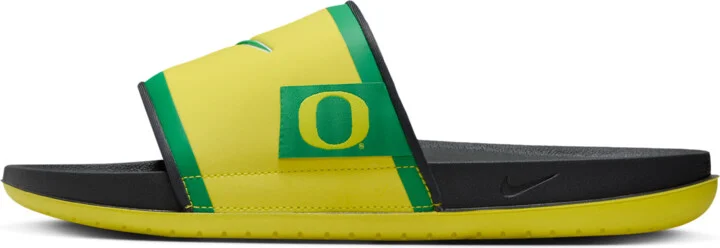 Nike Men's College Offcourt (Oregon) Slides in Yellow | FN4310-700 - Image 2