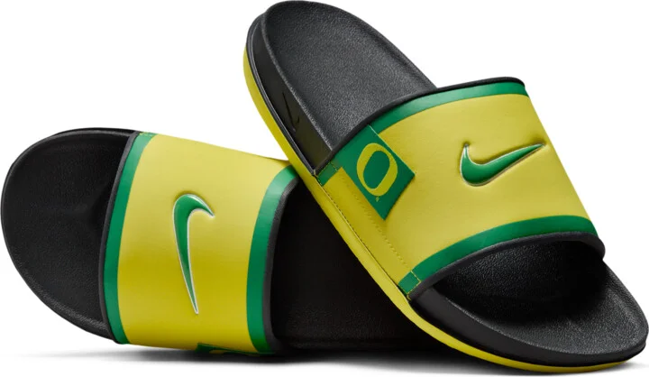 Nike Men's College Offcourt (Oregon) Slides in Yellow | FN4310-700