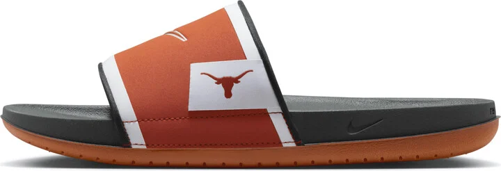 Nike Men's College Offcourt (Texas) Slides in Orange | FN4475-800 - Image 2