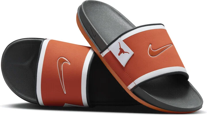 Nike Men's College Offcourt (Texas) Slides in Orange | FN4475-800