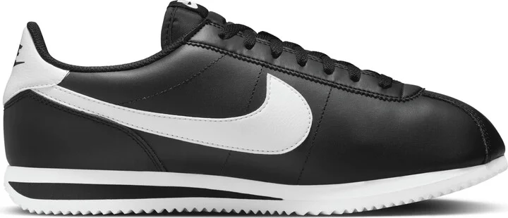 Nike Men's Cortez Leather Shoes in Black | DM4044-001 - Image 4