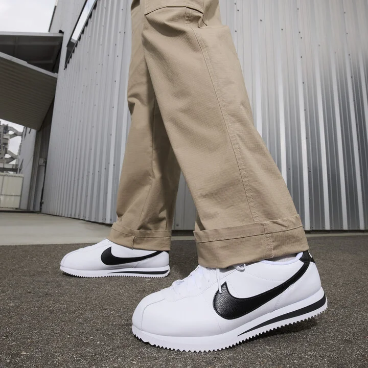 Nike Men's Cortez Leather Shoes in White | DM4044-105 - Image 10