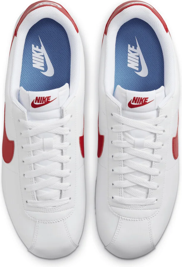 Nike Men's Cortez Leather Shoes in White | DM4044-108 - Image 4