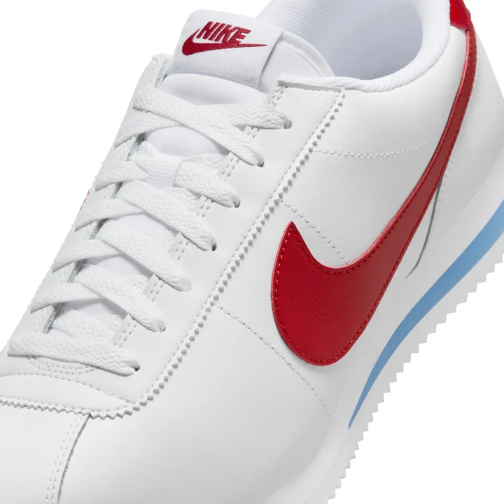 Nike Men's Cortez Leather Shoes in White | DM4044-108 - Image 7