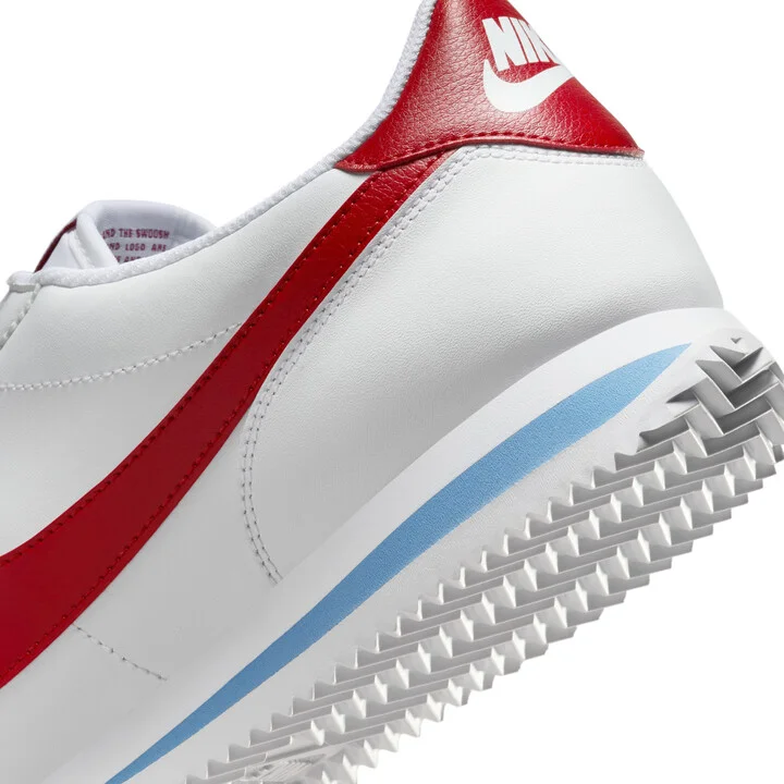 Nike Men's Cortez Leather Shoes in White | DM4044-108 - Image 8