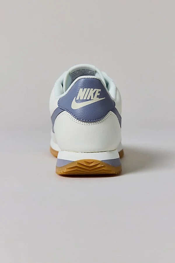 Nike Men's Cortez Leather Sneaker in White/Varsity Blue/Varsity Red - Image 8
