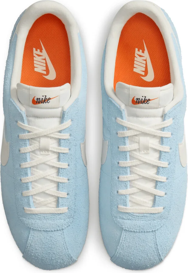 Nike Men's Cortez SE Suede Shoes in Blue | HF3142-400 - Image 4