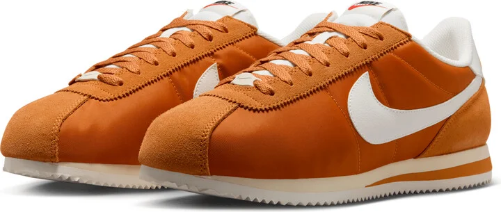 Nike Men's Cortez Textile Shoes in Orange | HF0263-800 - Image 5