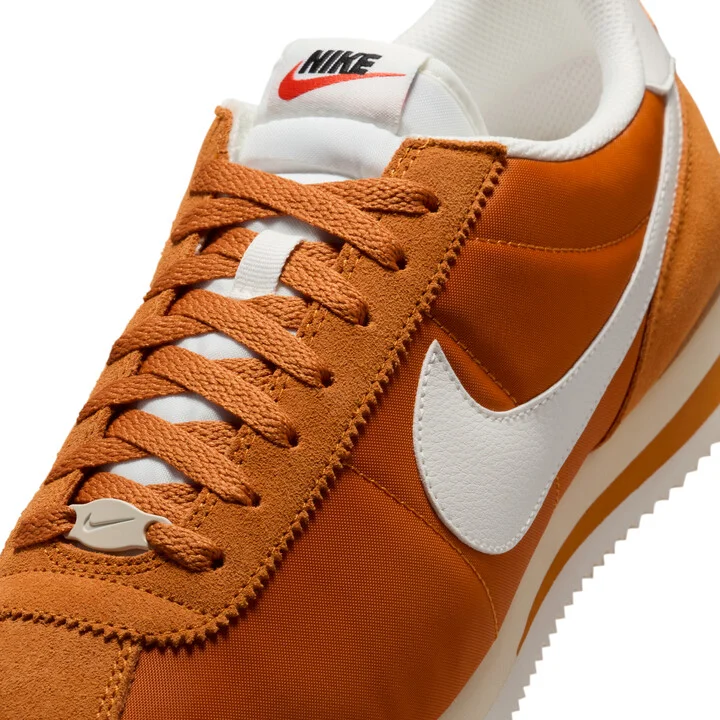 Nike Men's Cortez Textile Shoes in Orange | HF0263-800 - Image 7