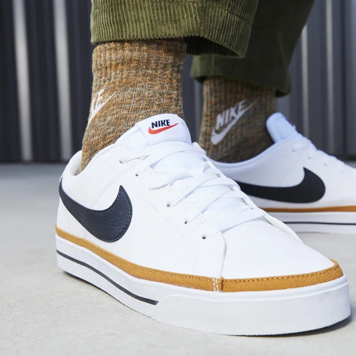 Nike Men's Court Legacy Shoes in White | DH3162-100 - Image 2