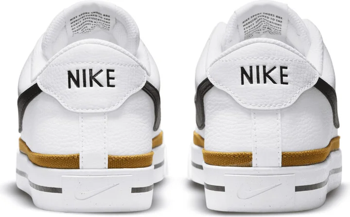 Nike Men's Court Legacy Shoes in White | DH3162-100 - Image 7