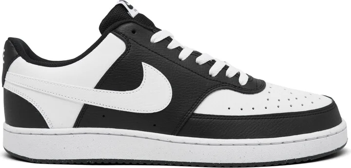 Nike Men's Court Vision Low Casual Sneakers from Finish Line - Black/White - Image 2