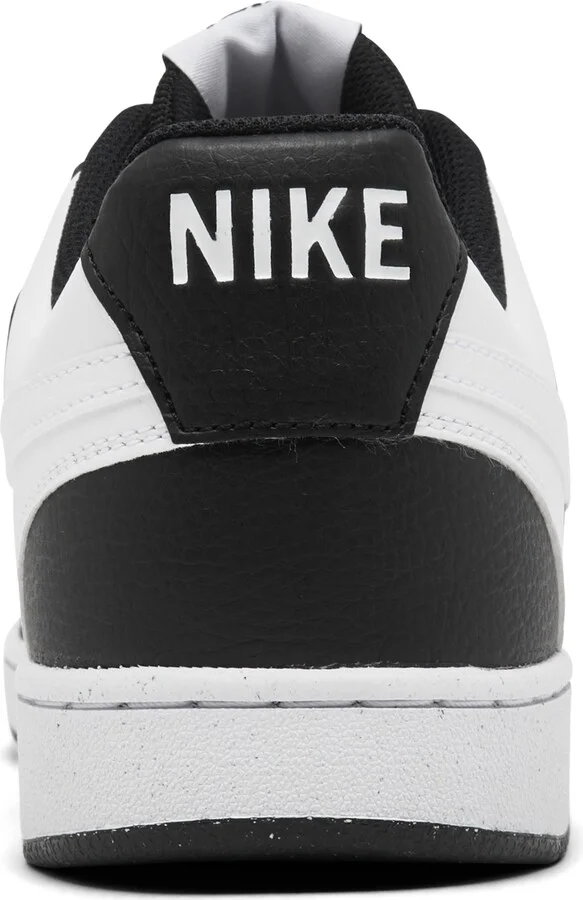 Nike Men's Court Vision Low Casual Sneakers from Finish Line - Black/White - Image 4