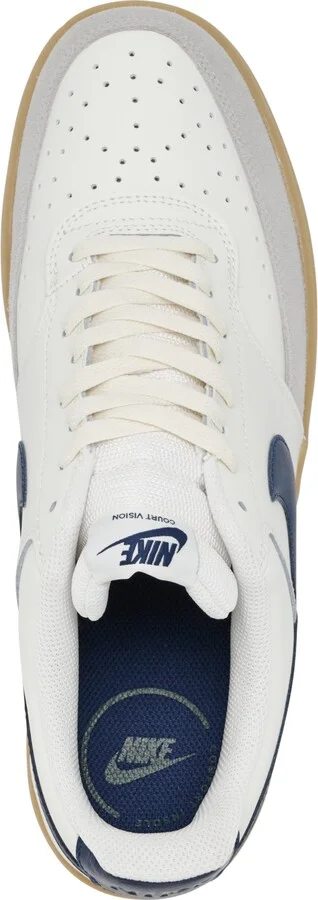 Nike Men's Court Vision Low Casual Sneakers from Finish Line - Black/White - Image 8