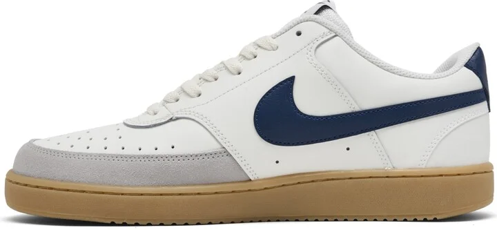 Nike Men's Court Vision Low Casual Sneakers from Finish Line - Black/White - Image 10