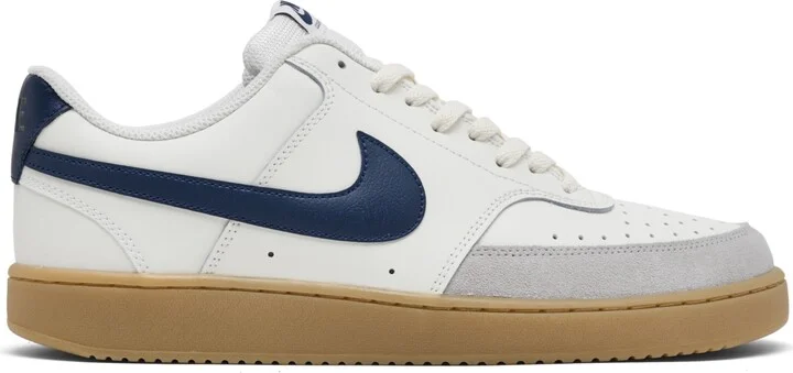 Nike Men's Court Vision Low Casual Sneakers from Finish Line - Black/White - Image 11