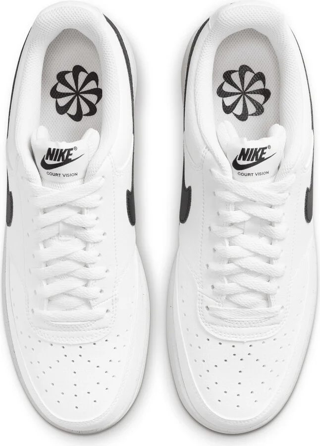 Nike Men's Court Vision Low Next Nature Shoes in White | DH2987-101 - Image 4