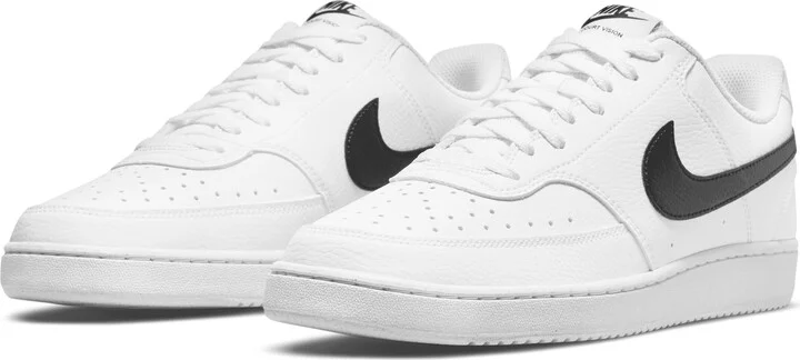 Nike Men's Court Vision Low Next Nature Shoes in White | DH2987-101 - Image 5