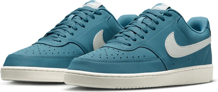 Nike Men's Court Vision Low Premium Shoes in Blue | HM9429-001 - Image 5