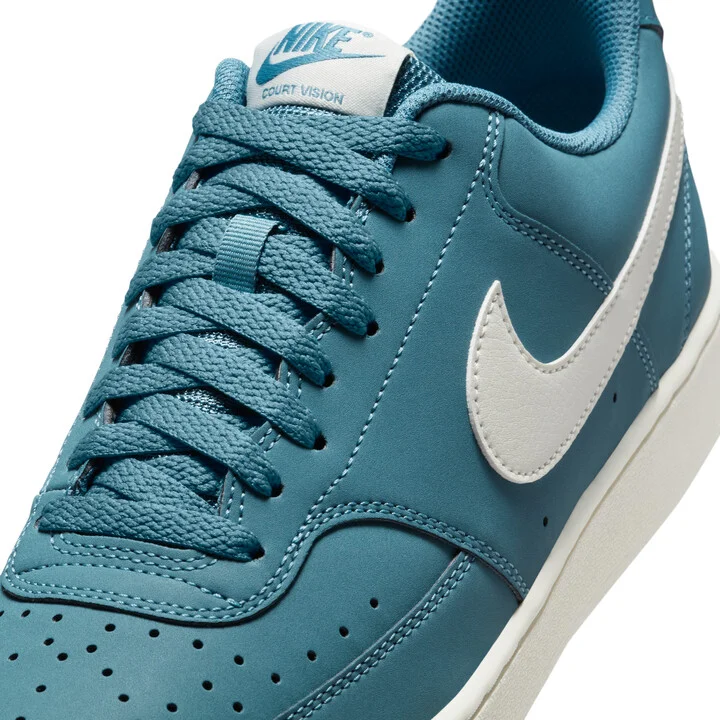 Nike Men's Court Vision Low Premium Shoes in Blue | HM9429-001 - Image 7