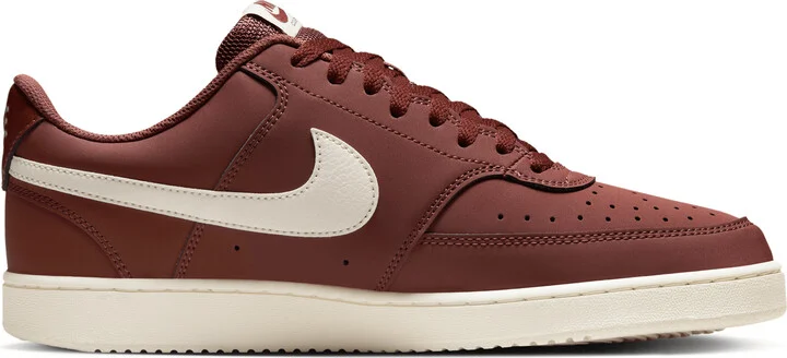 Nike Men's Court Vision Low Premium Shoes in Brown | HM9429-200 - Image 3