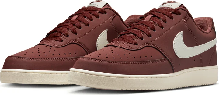 Nike Men's Court Vision Low Premium Shoes in Brown | HM9429-200 - Image 5