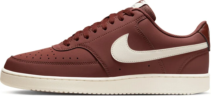 Nike Men's Court Vision Low Premium Shoes in Brown | HM9429-200