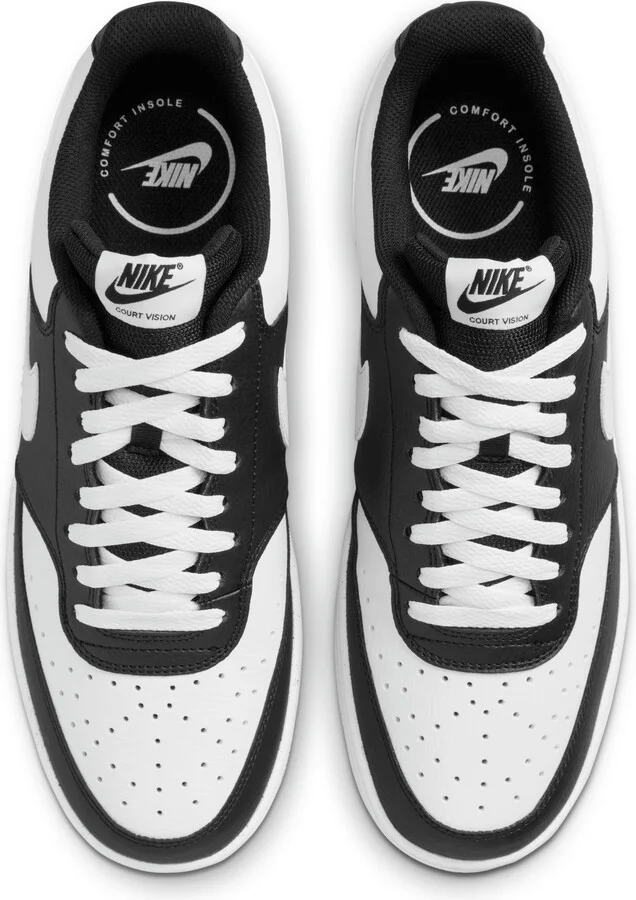 Nike Men's Court Vision Low Shoes in Black | HM9862-001 - Image 4