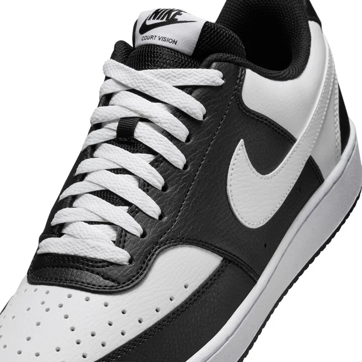 Nike Men's Court Vision Low Shoes in Black | HM9862-001 - Image 7