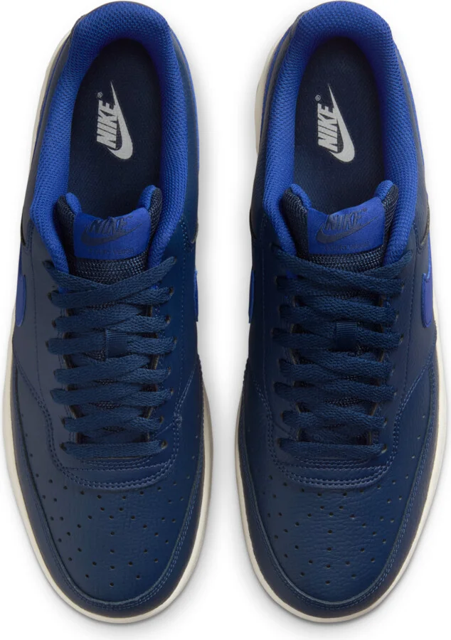 Nike Men's Court Vision Low Shoes in Blue | CD5463-400 - Image 4