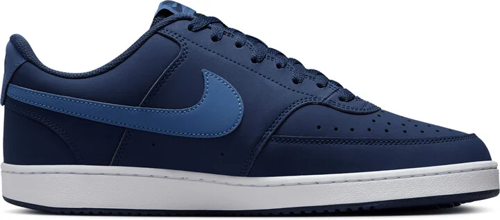 Nike Men's Court Vision Low Shoes in Blue | HM6193-410 - Image 3