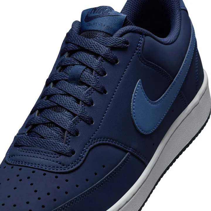 Nike Men's Court Vision Low Shoes in Blue | HM6193-410 - Image 7