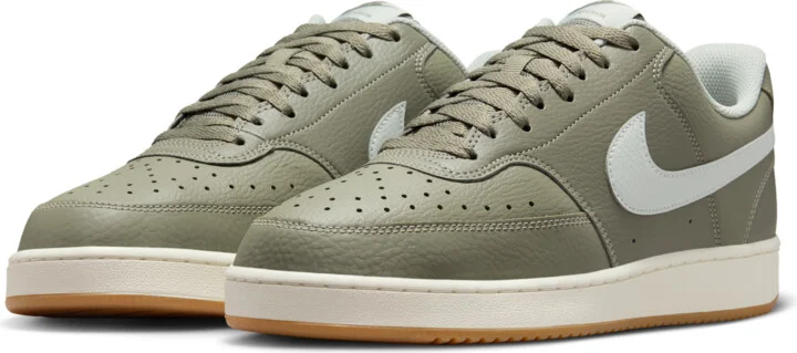 Nike Men's Court Vision Low Shoes in Green | CD5463-301 - Image 5
