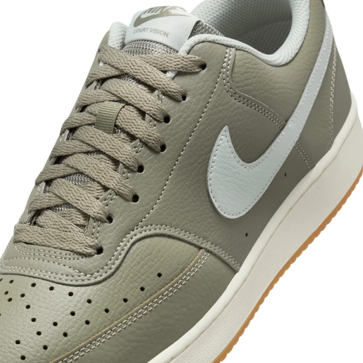 Nike Men's Court Vision Low Shoes in Green | CD5463-301 - Image 7