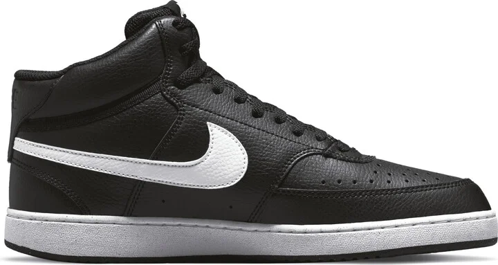 Nike Men's Court Vision Mid Next Nature Shoes in Black | DN3577-001 - Image 4