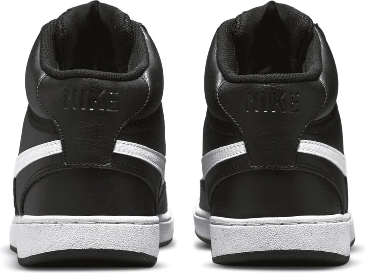 Nike Men's Court Vision Mid Next Nature Shoes in Black | DN3577-001 - Image 7