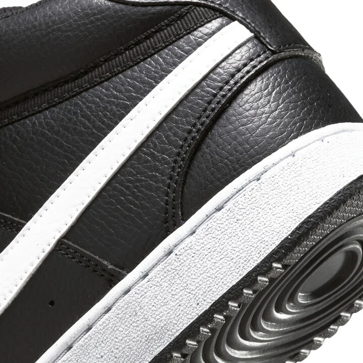 Nike Men's Court Vision Mid Next Nature Shoes in Black | DN3577-001 - Image 9