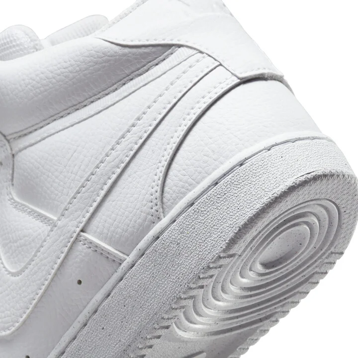 Nike Men's Court Vision Mid Next Nature Shoes in White | DN3577-100 - Image 8