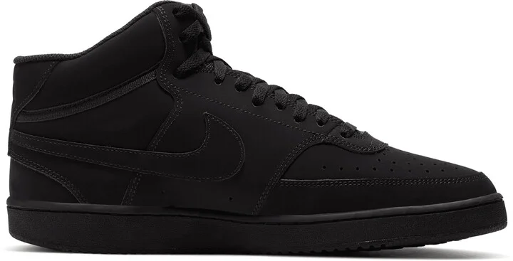 Nike Men's Court Vision Mid Shoes in Black | CU6620-001 - Image 3