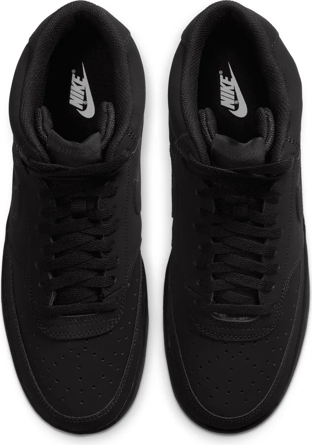 Nike Men's Court Vision Mid Shoes in Black | CU6620-001 - Image 4