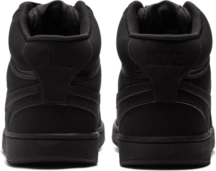 Nike Men's Court Vision Mid Shoes in Black | CU6620-001 - Image 6