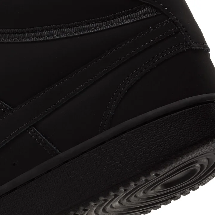 Nike Men's Court Vision Mid Shoes in Black | CU6620-001 - Image 8