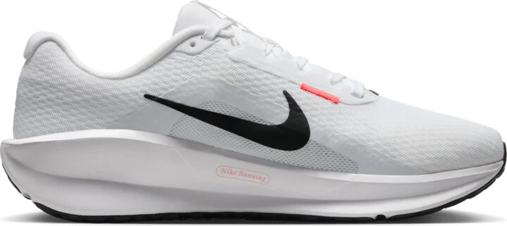 Nike Men's Downshifter 13 Road Running Shoes (Extra Wide) in White | FJ1284-100 - Image 3